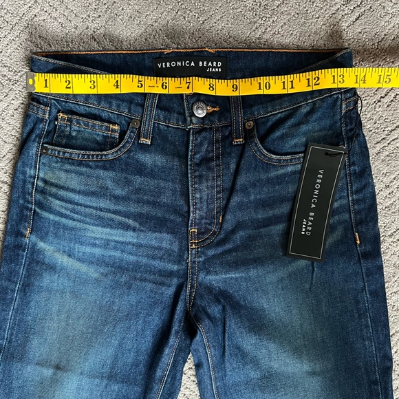 Veronica Beard Sandi High Rise Crop Flare Jeans NWT - Picture 6 of 13